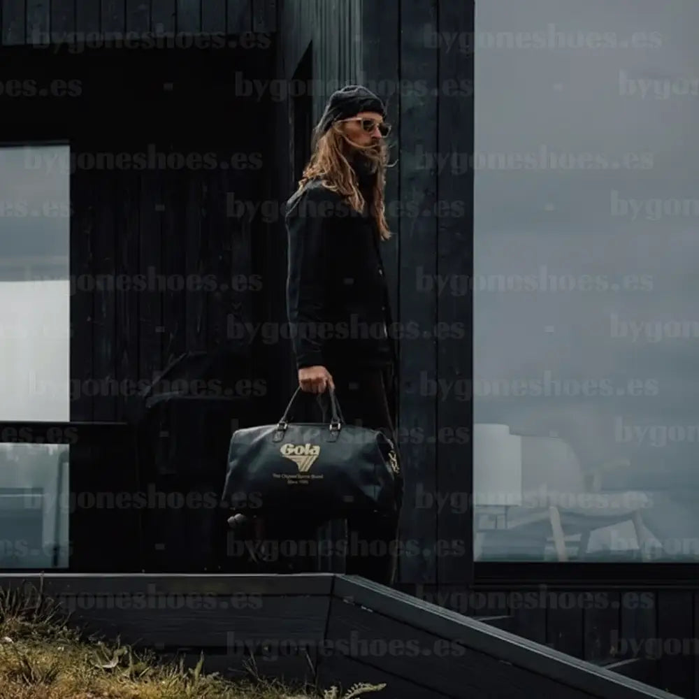 GOLA|BAGS UNISEX| Reynolds bag BLACK/GOLD CUB952|BLGO BLACK/GOLD / UNICA BAGS