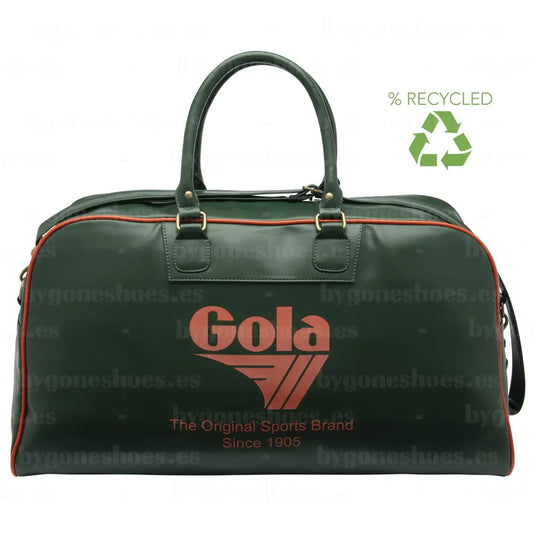 GOLA|BAGS UNISEX| Reynolds bag BOTTLE GREEN/DEEP ORANGE CUB952|BGDO BOTTLE GREEN/DEEP ORANGE / UNICA BAGS