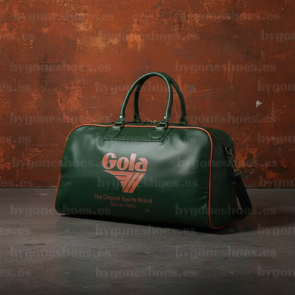 GOLA|BAGS UNISEX| Reynolds bag BOTTLE GREEN/DEEP ORANGE CUB952|BGDO BOTTLE GREEN/DEEP ORANGE / UNICA BAGS