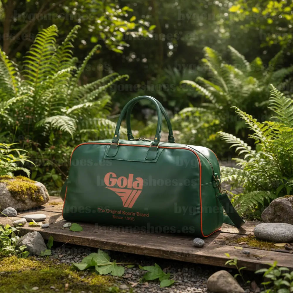 GOLA|BAGS UNISEX| Reynolds bag BOTTLE GREEN/DEEP ORANGE CUB952|BGDO BOTTLE GREEN/DEEP ORANGE / UNICA BAGS