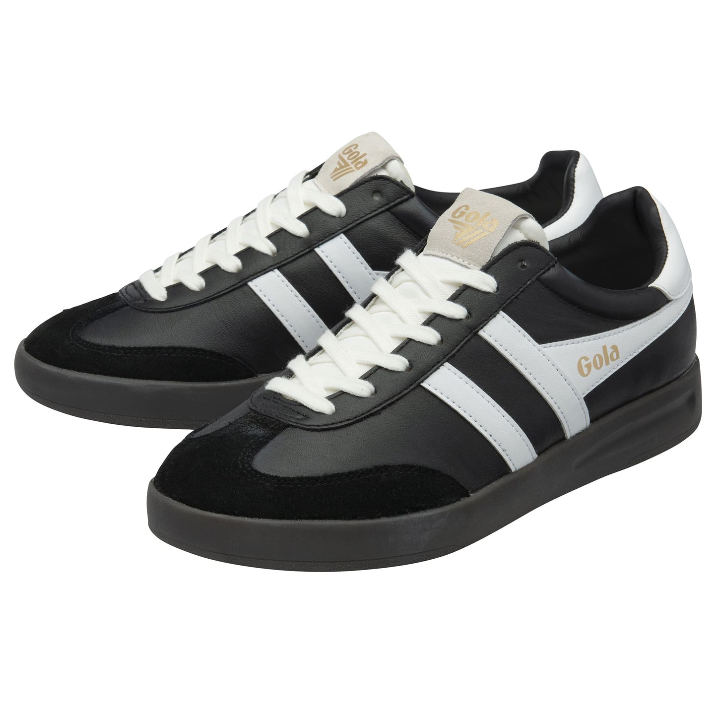 GOLA|SNEAKERS MUJER|CYCLONE-BLACK/WHITE/DARK GUM CMB743|BWDGU