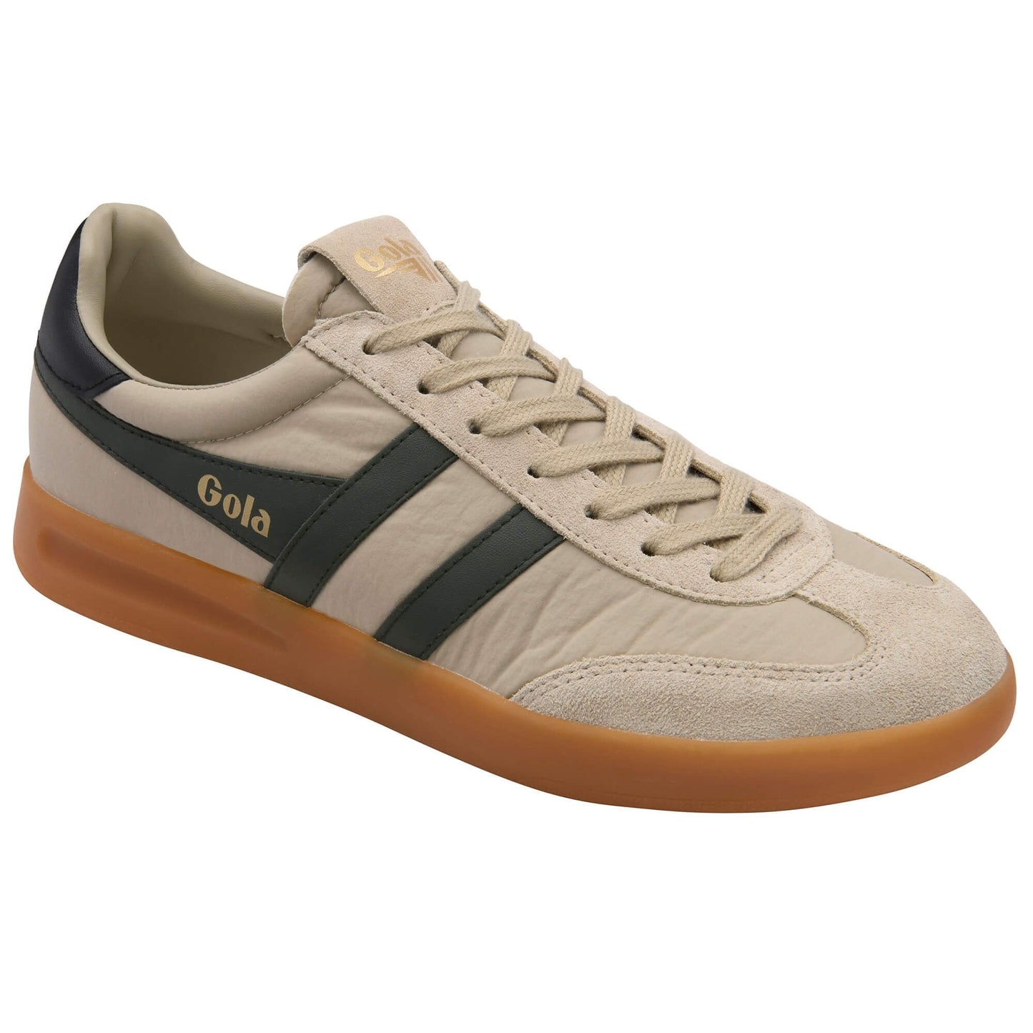GOLA/SNEAKERS HOMBRE|Cyclone nylon BONE/DARK KHAKI/BLACK/GUM CMB871|BDKBG