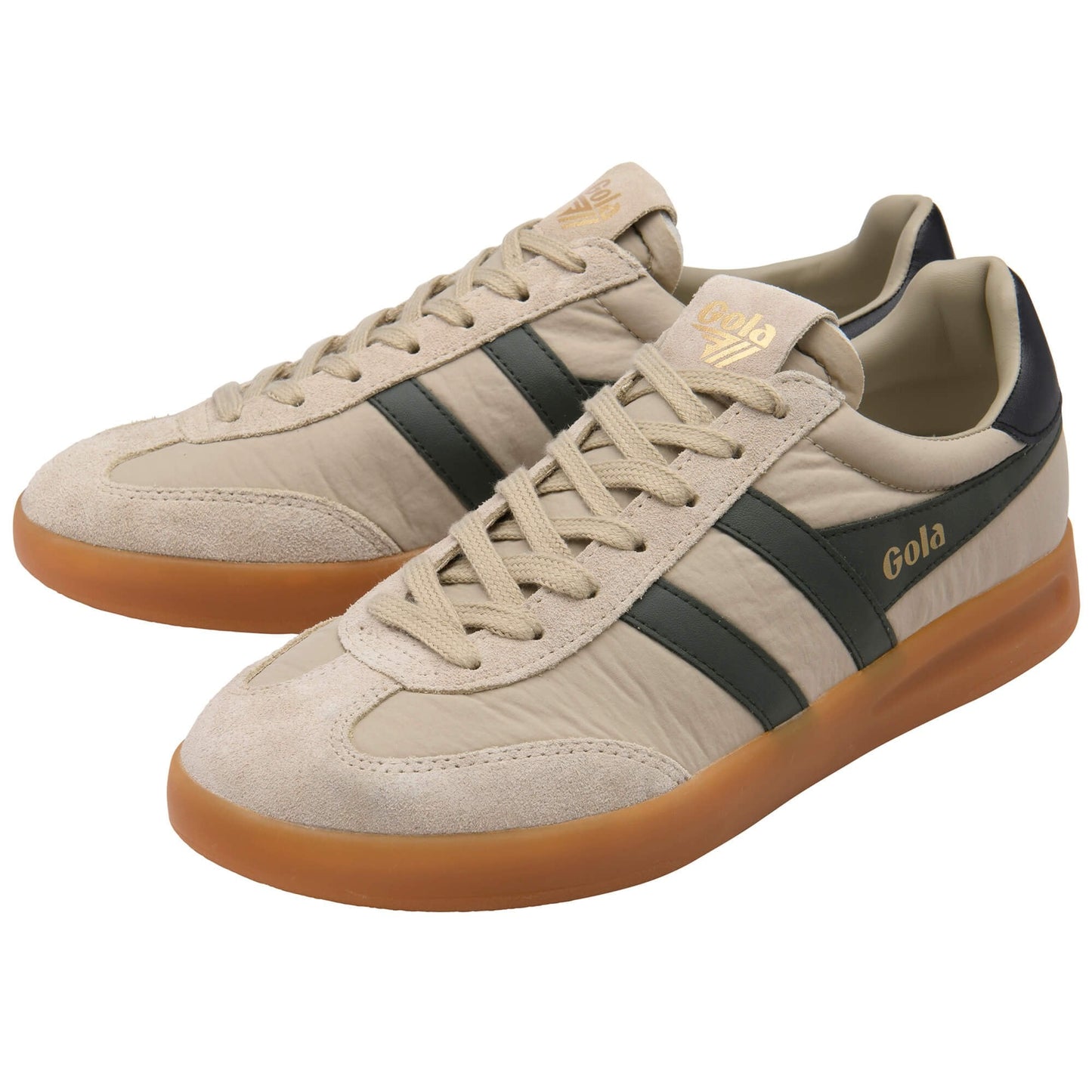 GOLA/SNEAKERS HOMBRE|Cyclone nylon BONE/DARK KHAKI/BLACK/GUM CMB871|BDKBG