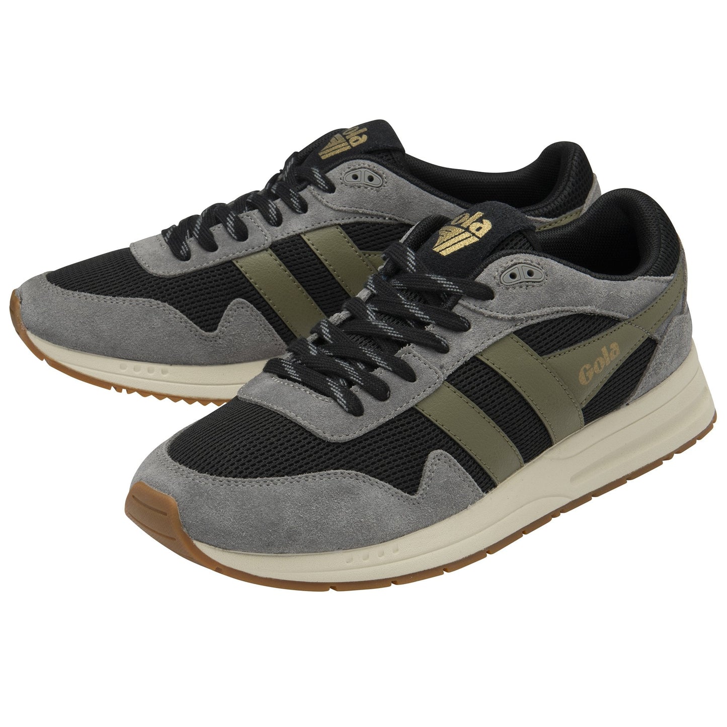 GOLA|SNEAKERS HOMBRE| Delta BLACK/ASH/KHAKI CMB780|BAK