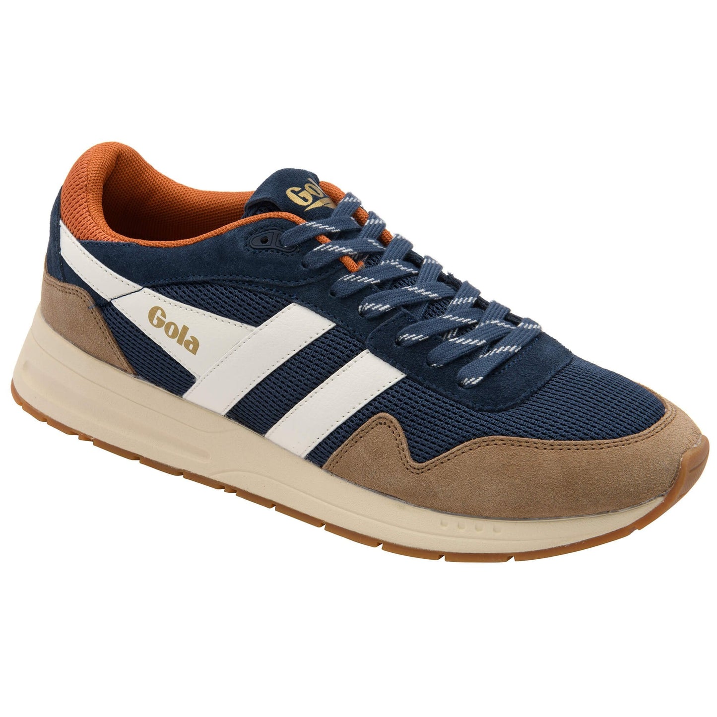 GOLA|SNEAKERS HOMBRE|Delta NAVY/TABACCO/OFF WHITE CMB780|NTOW