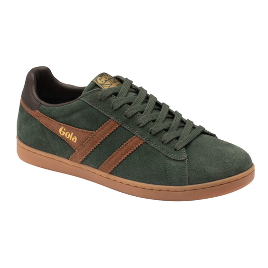 GOLA|SNEAKER HOMBRE| Equipe suede ii DARK KHAKI/UMBER/DARK BROWN CMB387|DKUDB