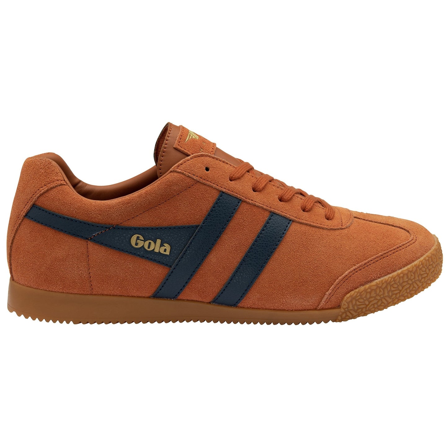 GOLA|SNEAKERS HOMBRE|HARRIERSUEDE-MOODY ORANGE/NAVY CMA192|MONA