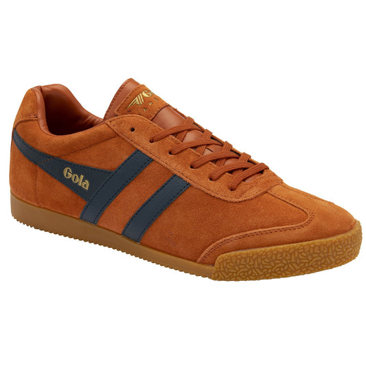 GOLA|SNEAKERS HOMBRE|HARRIERSUEDE-MOODY ORANGE/NAVY CMA192|MONA