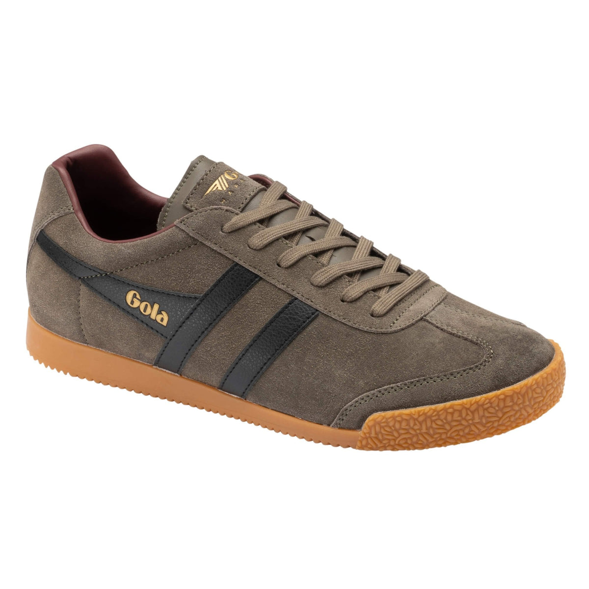 GOLA | SNEAKERS HOMBRE | Harrier suede URBAN MOSS/BLACK/BURGUNDY CMA192|UMBB