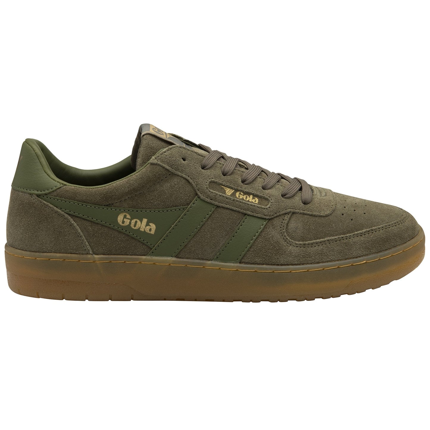 GOLA|SNEAKER HOMBRE| Hawk suede 86 KHAKI/GUM CMB571|KHGU