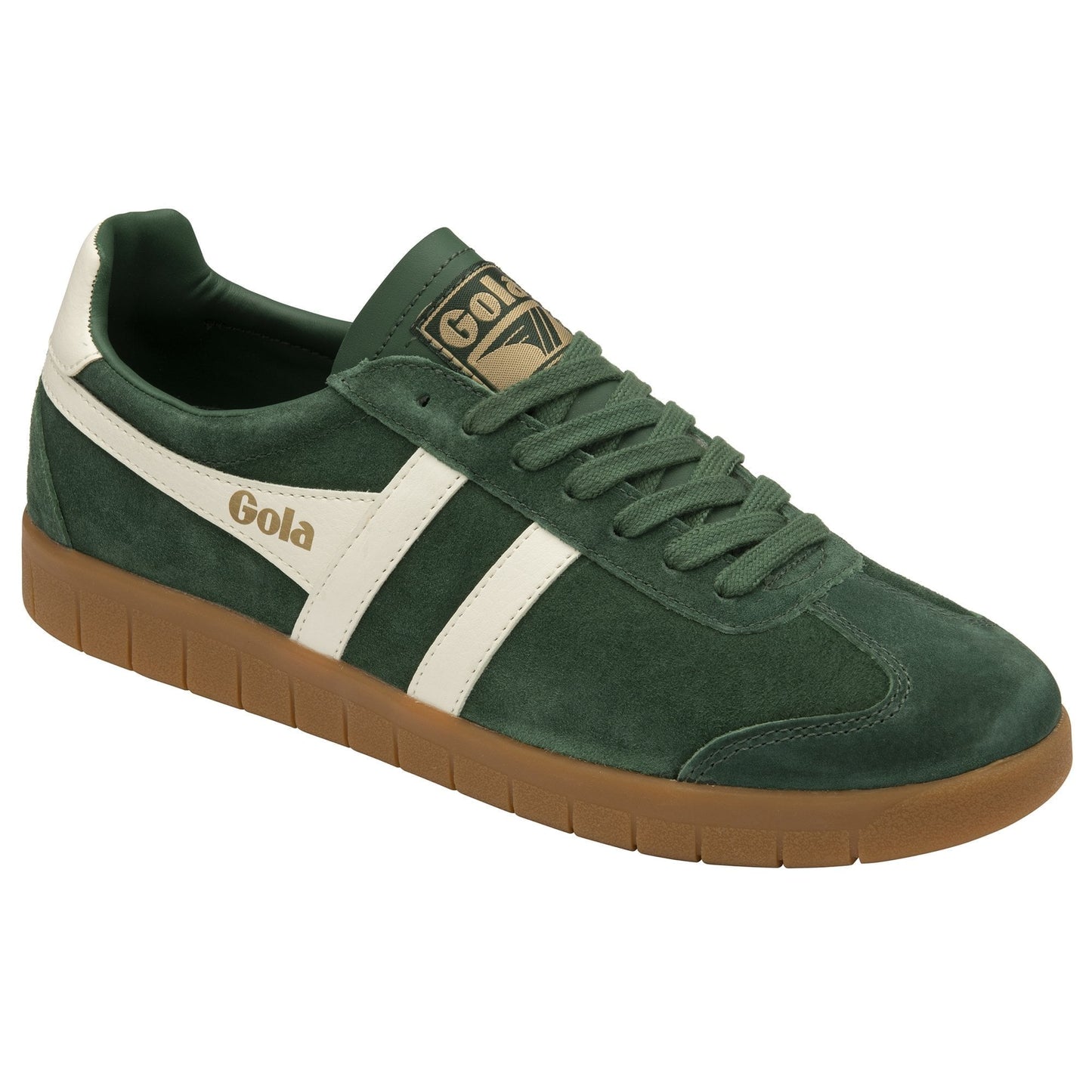 GOLA | SNEAKERS HOMBRE | HURRICANE-SUEDE-CMB046 EVERGREEN/OFFWHITE/GUM