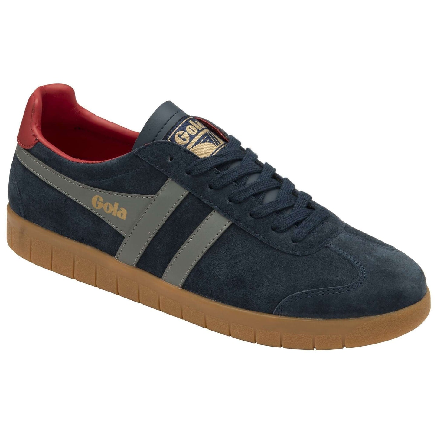 GOLA | SNEAKERS HOMBRE | HURRICANE-SUEDE-CMB046 NAVY/ASH/DEEP RED/GUM