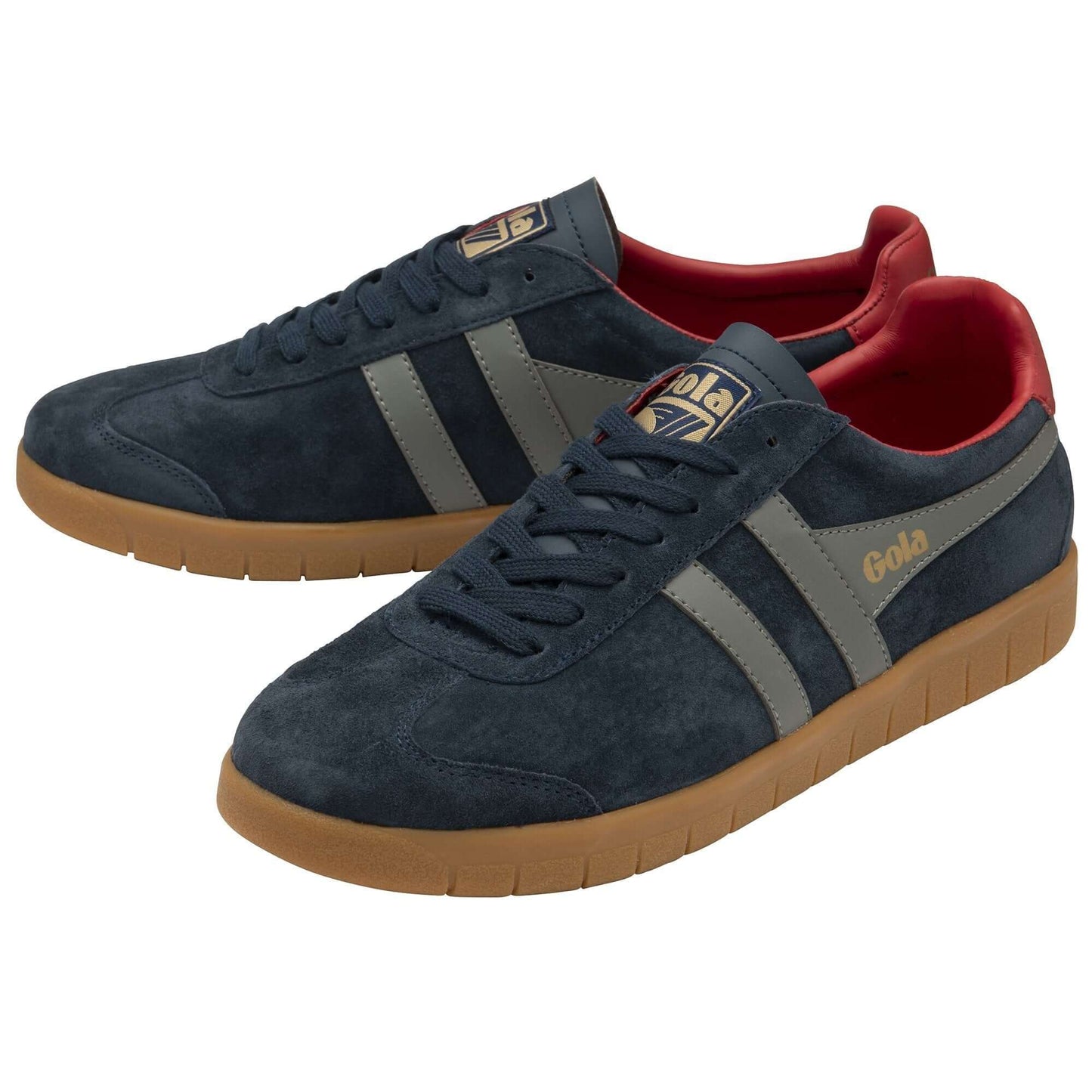 GOLA | SNEAKERS HOMBRE | HURRICANE-SUEDE-CMB046 NAVY/ASH/DEEP RED/GUM