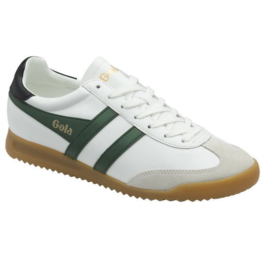 GOLA|SNEAKERS HOMBRE| Torpedo leather WHITE/EVERGREEN/BLACK CMB622|WEB