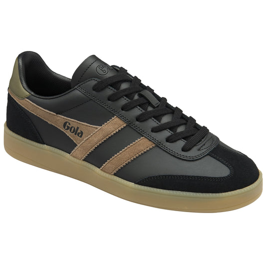 GOLA|SNEAKERS HOMBRE| Viper leather BLACK/TABACCO/KHAKI/GUM CMB744|BTKG SNEAKERS