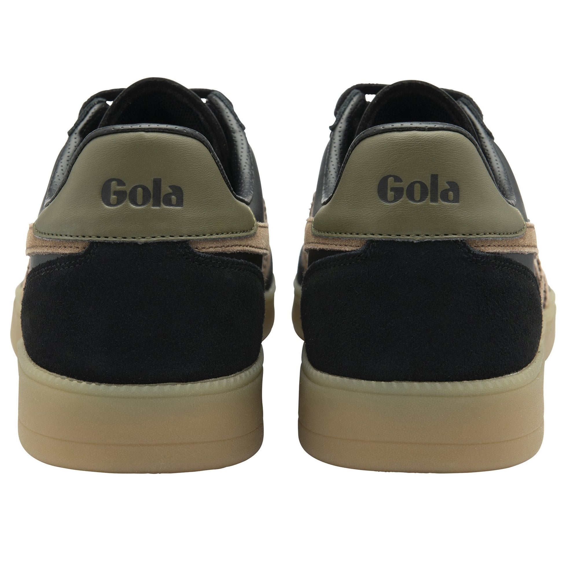 GOLA|SNEAKERS HOMBRE| Viper leather BLACK/TABACCO/KHAKI/GUM CMB744|BTKG SNEAKERS