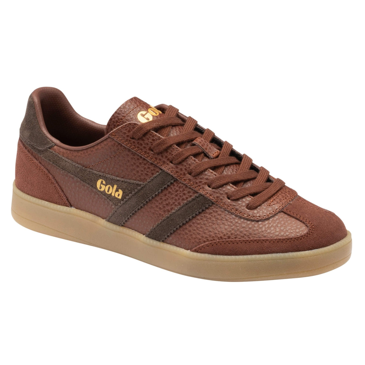 GOLA | SNEAKERS HOMBRE | Viper serra COGNAC PEBBLE/DARK BROWN/GUM CMB942|CPDBG