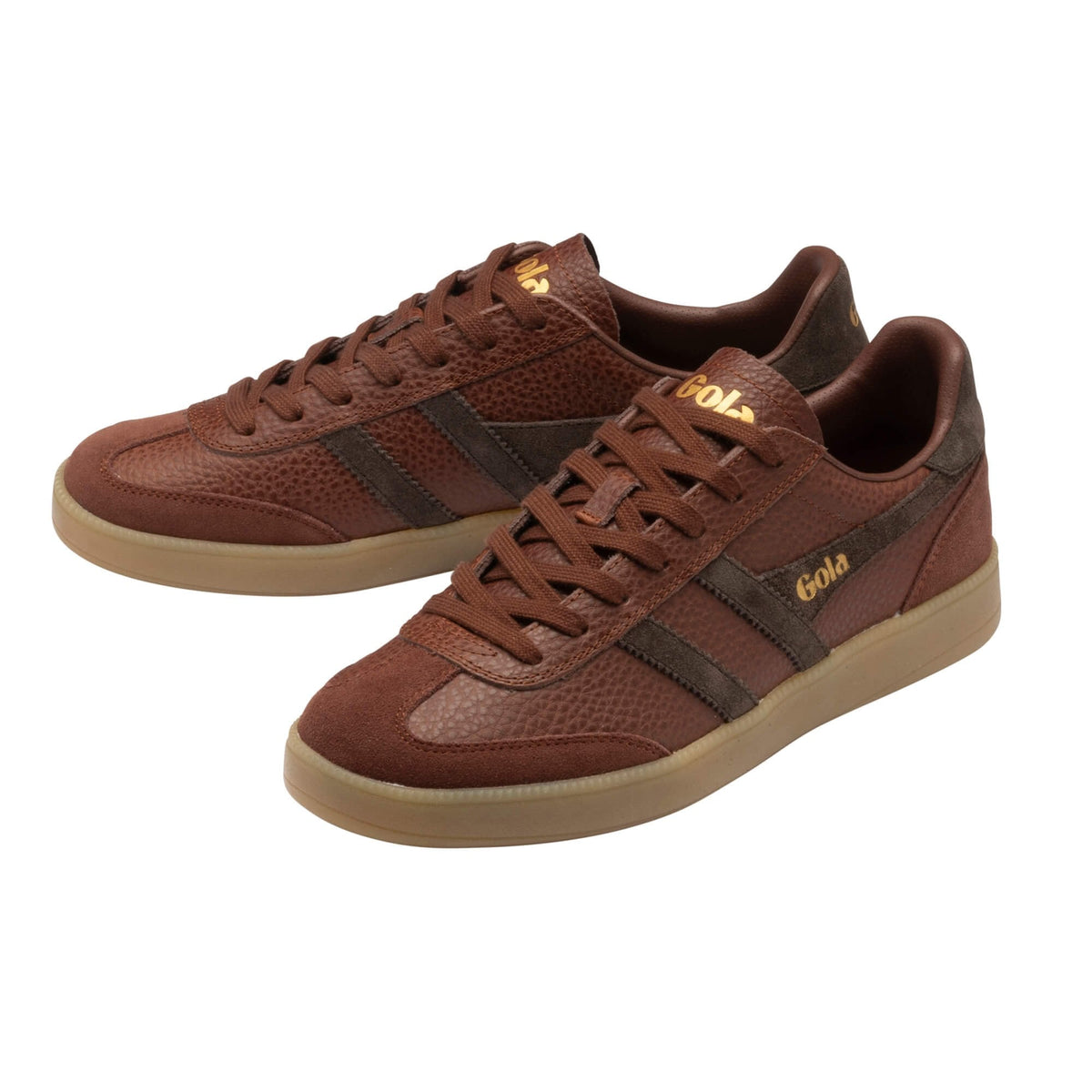 GOLA | SNEAKERS HOMBRE | Viper serra COGNAC PEBBLE/DARK BROWN/GUM CMB942|CPDBG