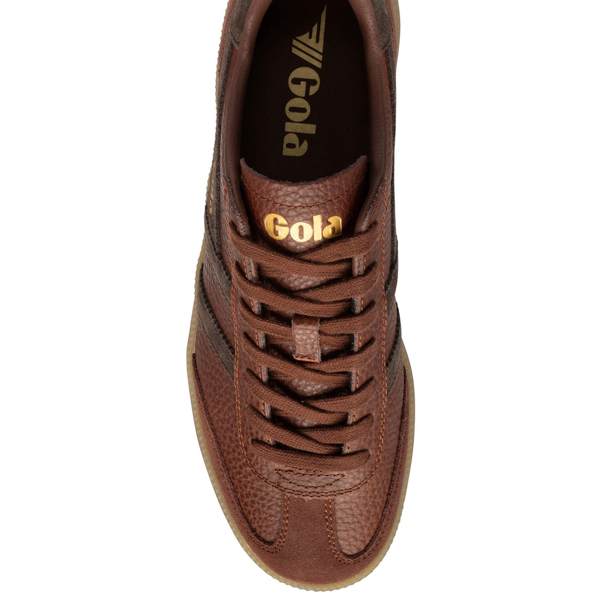 GOLA | SNEAKERS HOMBRE | Viper serra COGNAC PEBBLE/DARK BROWN/GUM CMB942|CPDBG
