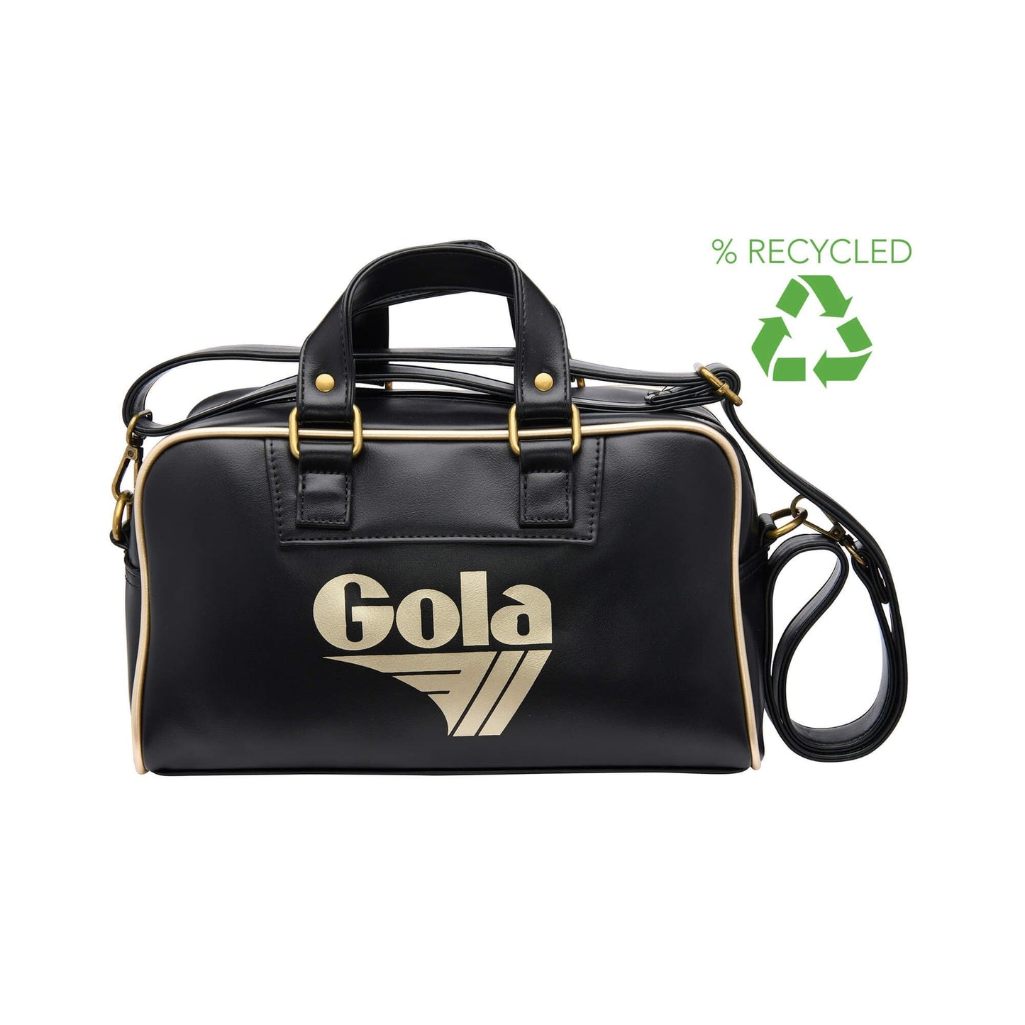 GOLA|BAGS UNISEX| Micro-reynolds BLACK/GOLD CUC338|BG