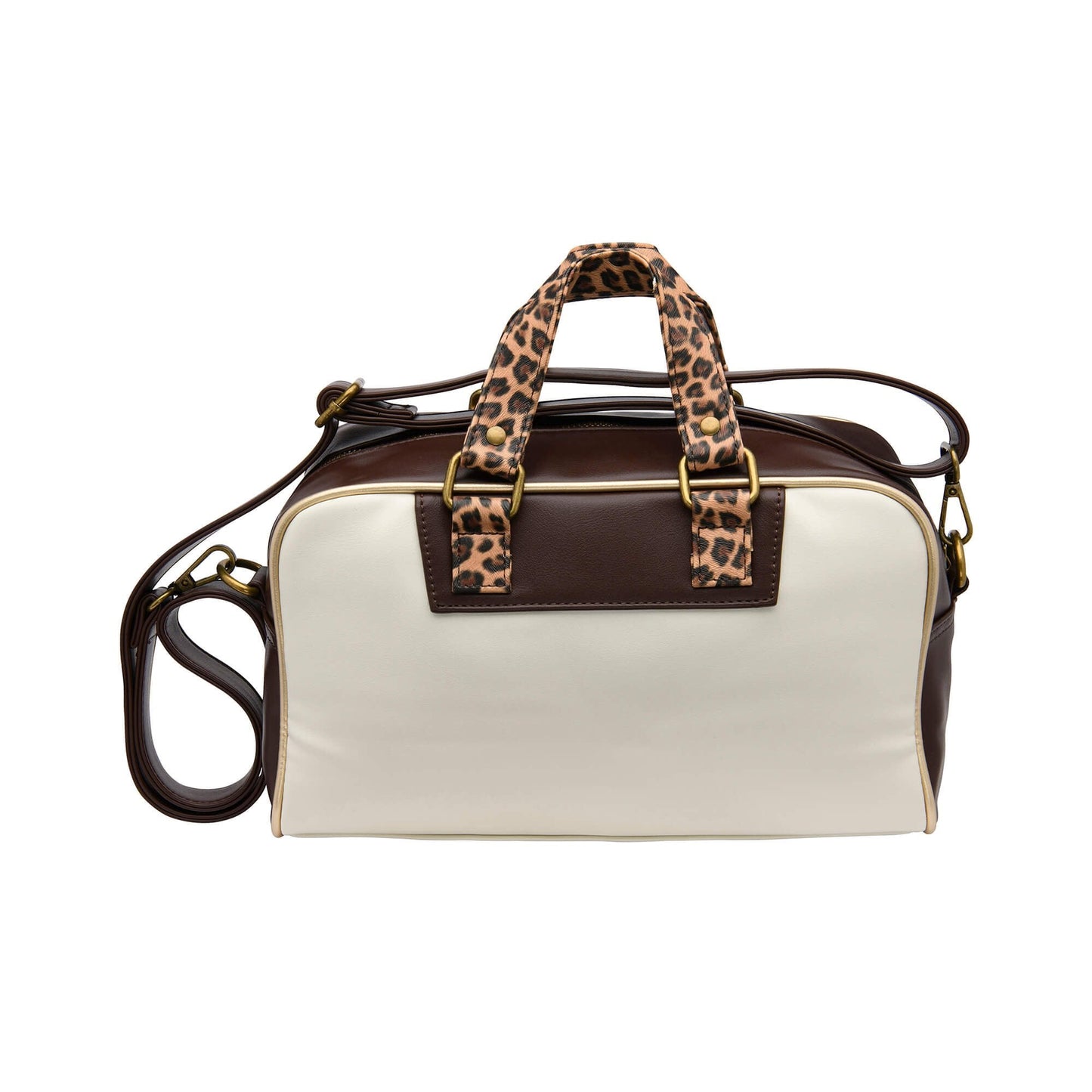 GOLA|UNISEX BAGS| Micro-reynolds DARK BROWN/ECRU/GOLD CUC338|DBEG