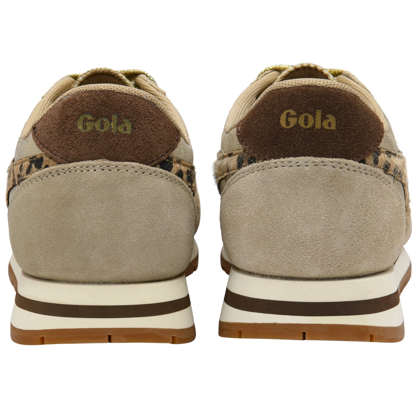 GOLA|SNEAKERS MUJER| Daytona blaze GOLD/LEOPARD/D.BRWON CLB852|GLDB