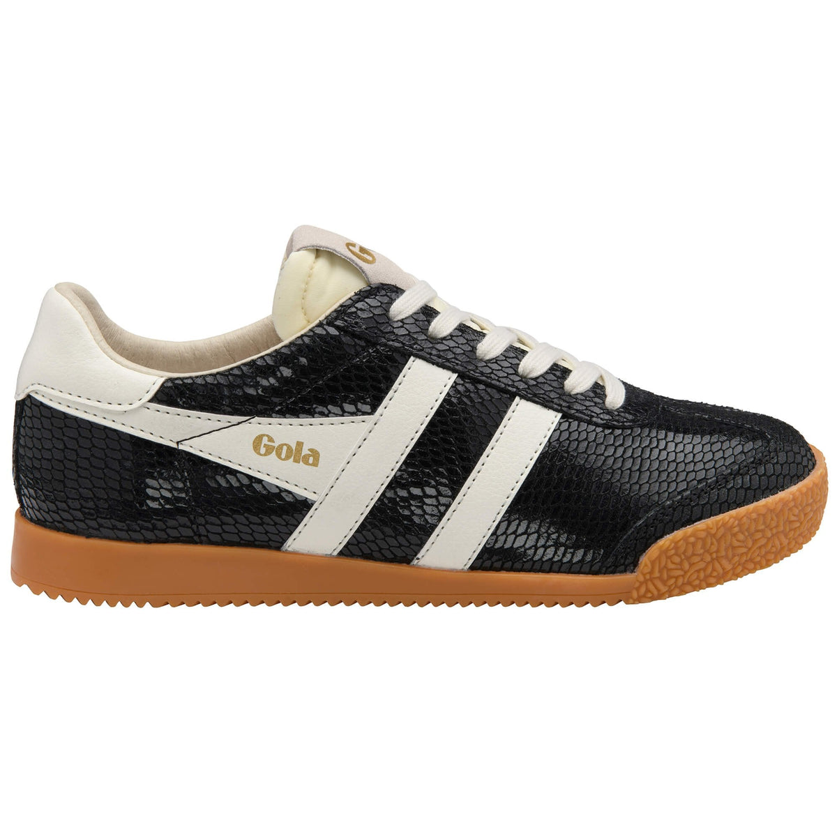 GOLA| SNEAKERS MUJER| Elan serpent BLACK/ OFF WHITE CLB946|BOW