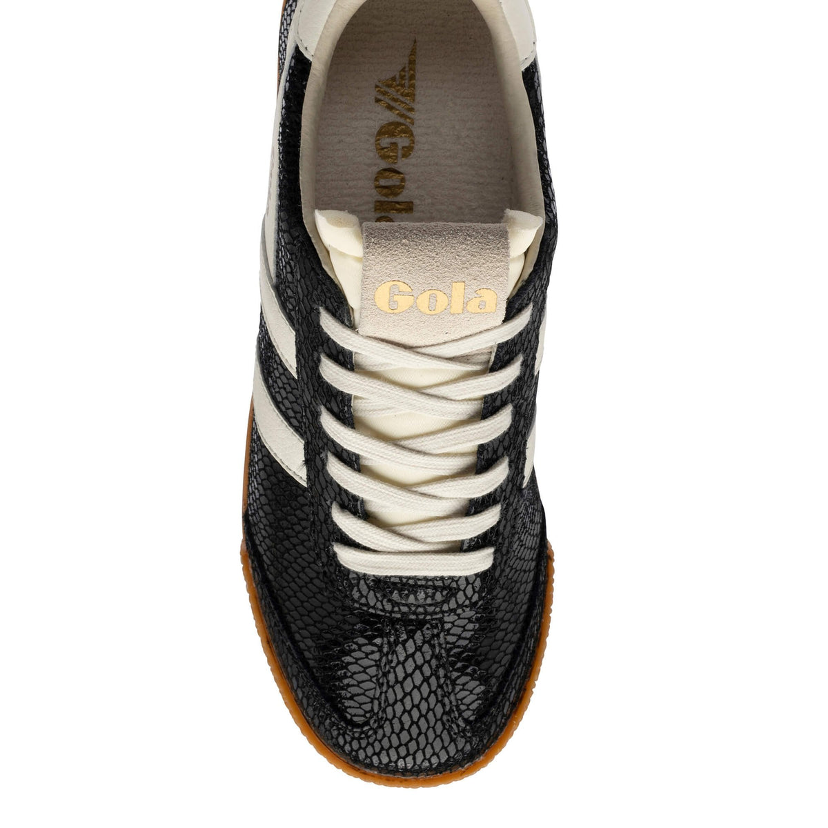 GOLA| SNEAKERS MUJER| Elan serpent BLACK/ OFF WHITE CLB946|BOW