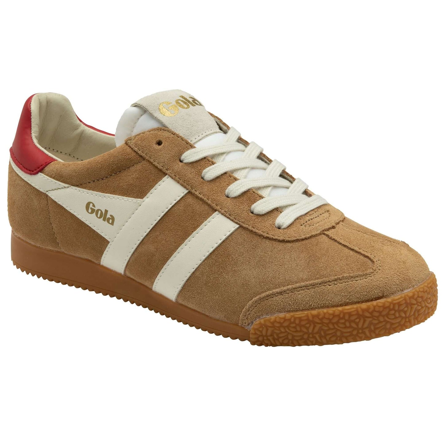 GOLA | SNEAKERS MUJER | ELAN-CLB538 CARAMEL/OFF WHITE/DEEP RED