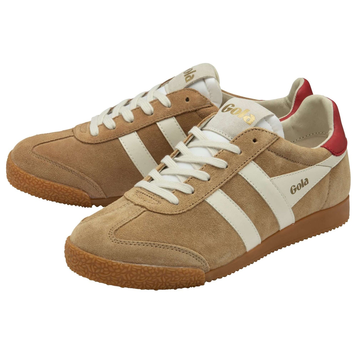 GOLA | SNEAKERS MUJER | ELAN-CLB538 CARAMEL/OFF WHITE/DEEP RED