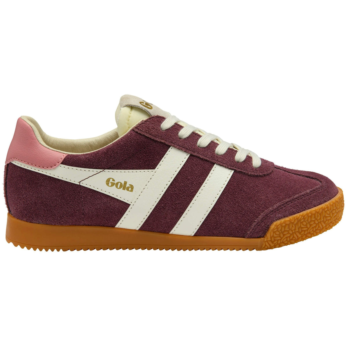 GOLA|SNEAKERS MUJER| Elan WINDSOR WINE/OFF WHITE/CORAL PINK CLB538|WWWPC