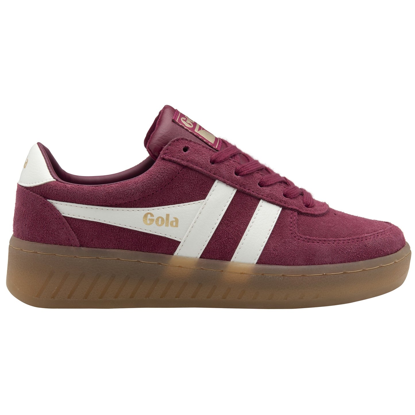 GOLA|SNEAKERS MUJER|GRANDSLA SUEDE-CERISE/OFF WHITE/GUM CLA589|COWG