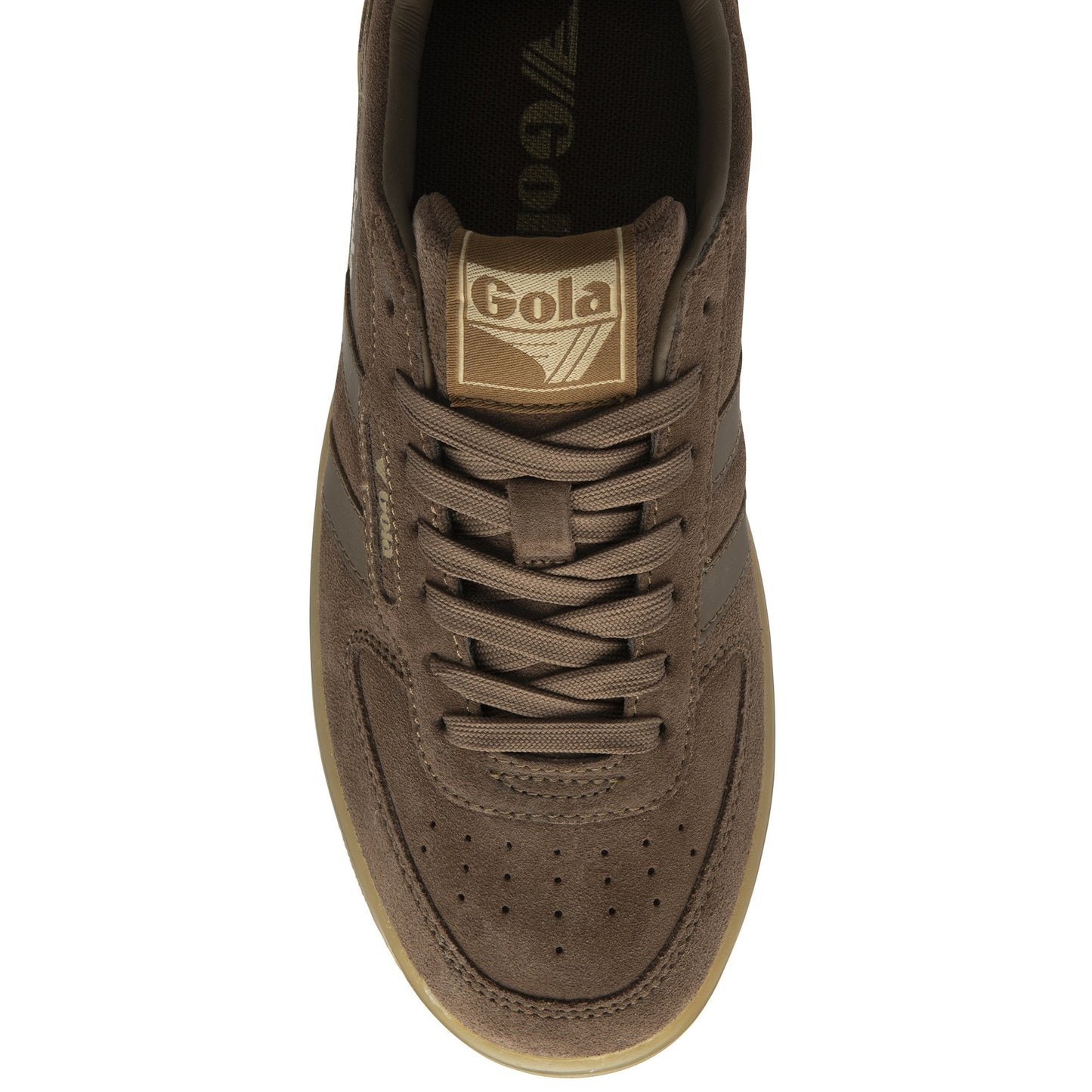 GOLA| SNEAKERS MUJER| Hawk suede OTTER/GUM CLB571|OTGU