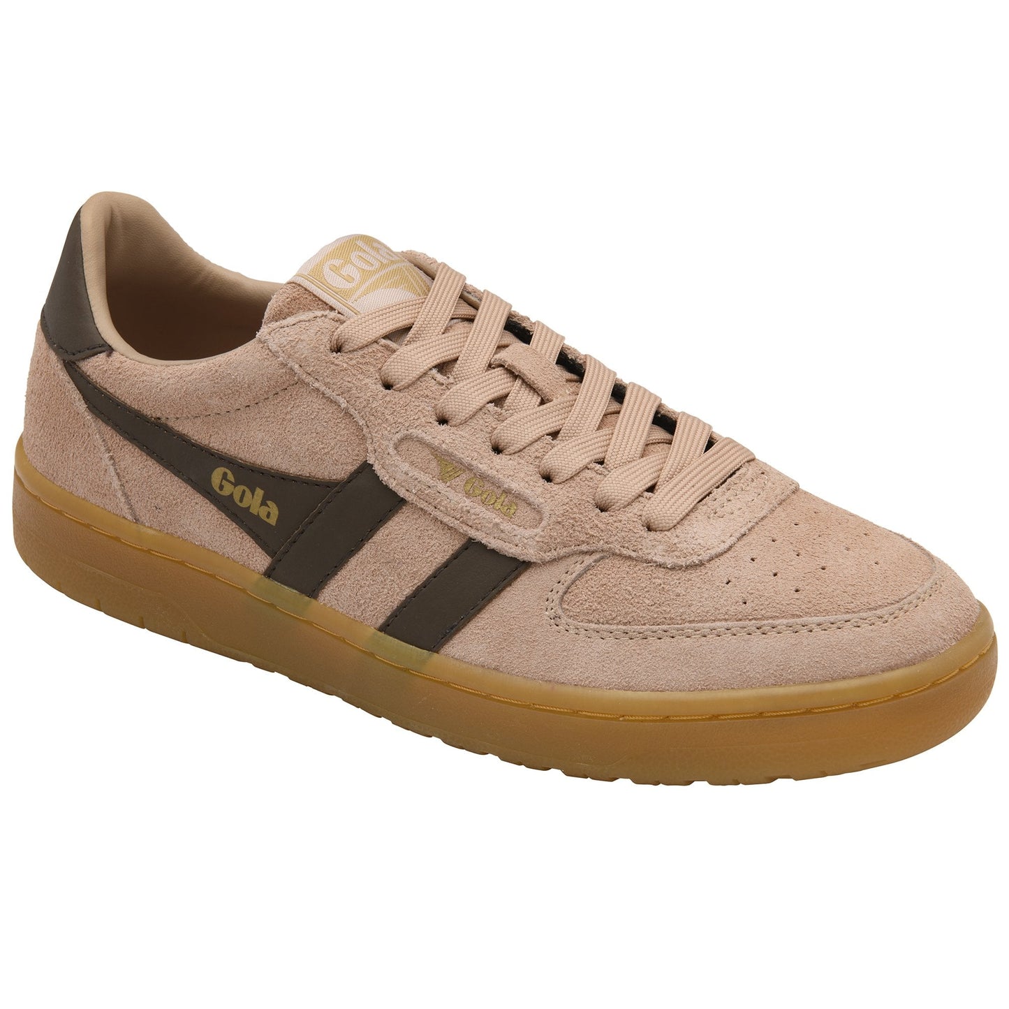 GOLA| SNEAKERS MUJER| Hawk suede CAMEO/D.BROWN/GUM CLB571|CDBG