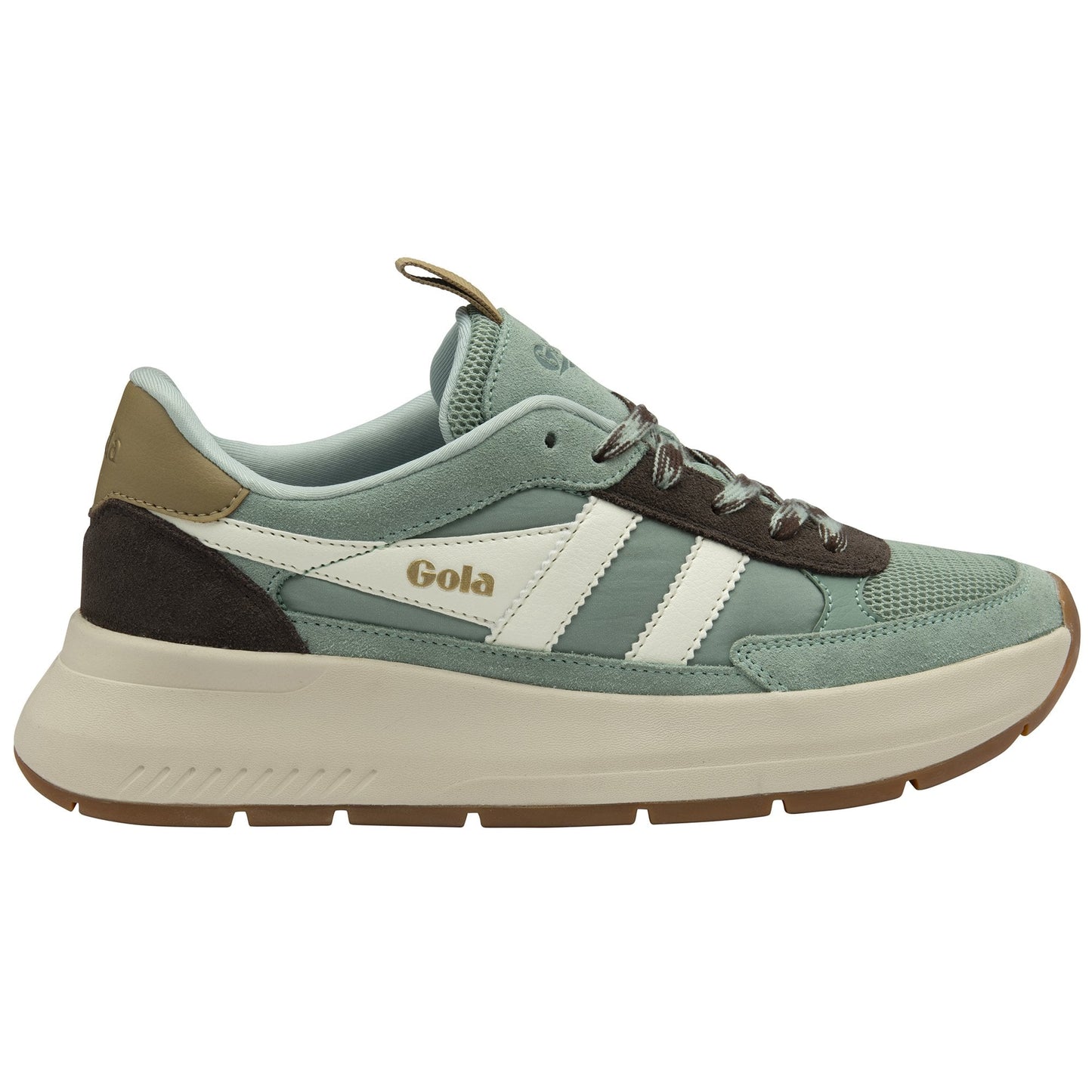 GOLA|SNEAKERES MUJER| Phoenix GREENMIST/DARKBROWN/LIGHTCARAMEL CLB778|GMDBC