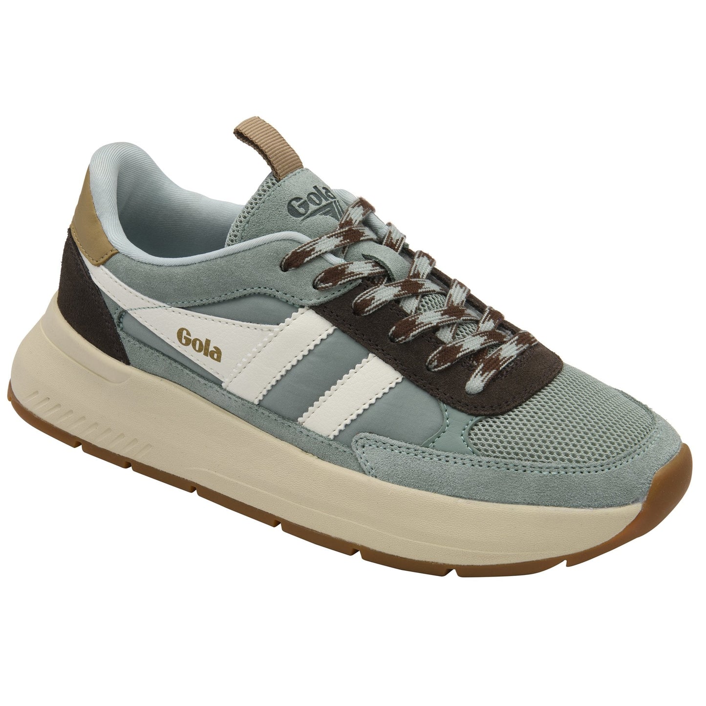 GOLA|SNEAKERES MUJER| Phoenix GREENMIST/DARKBROWN/LIGHTCARAMEL CLB778|GMDBC