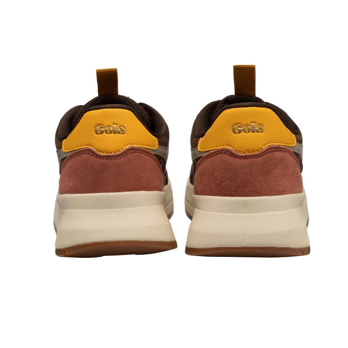 GOLA | SNEAKERS MUJER | Phoenix DARK BROWN/ORANGE SPICE/GUM CLB778|DBOSG