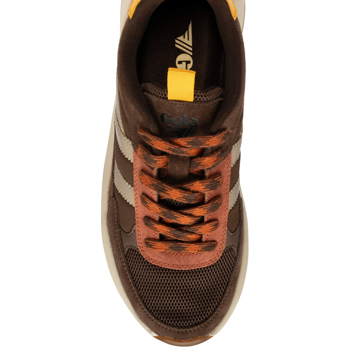 GOLA | SNEAKERS MUJER | Phoenix DARK BROWN/ORANGE SPICE/GUM CLB778|DBOSG