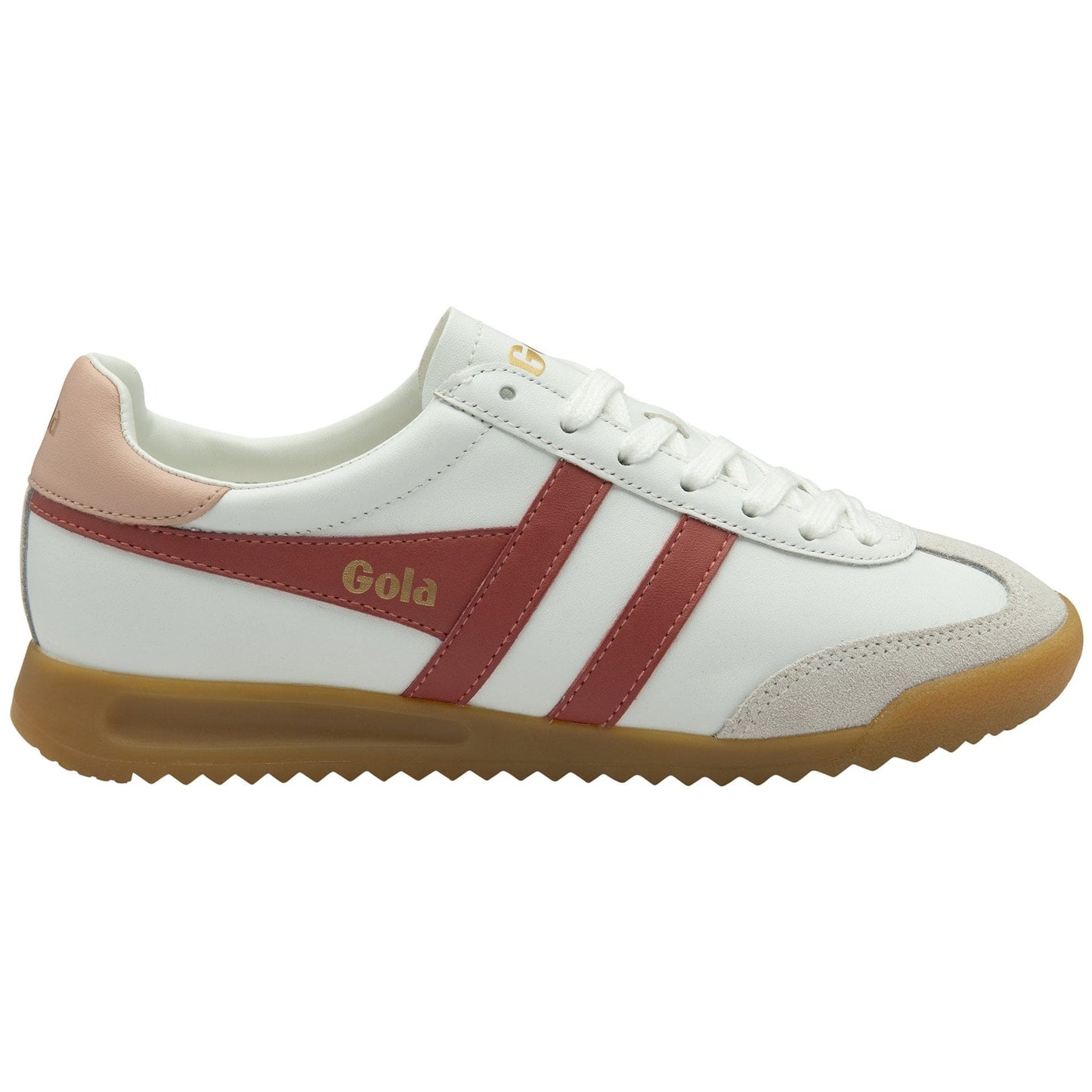 GOLA | SNEAKERS MUJER | TORPEDO-LEATHER-CLB622 WHITE/CLAY/PINK PEARL