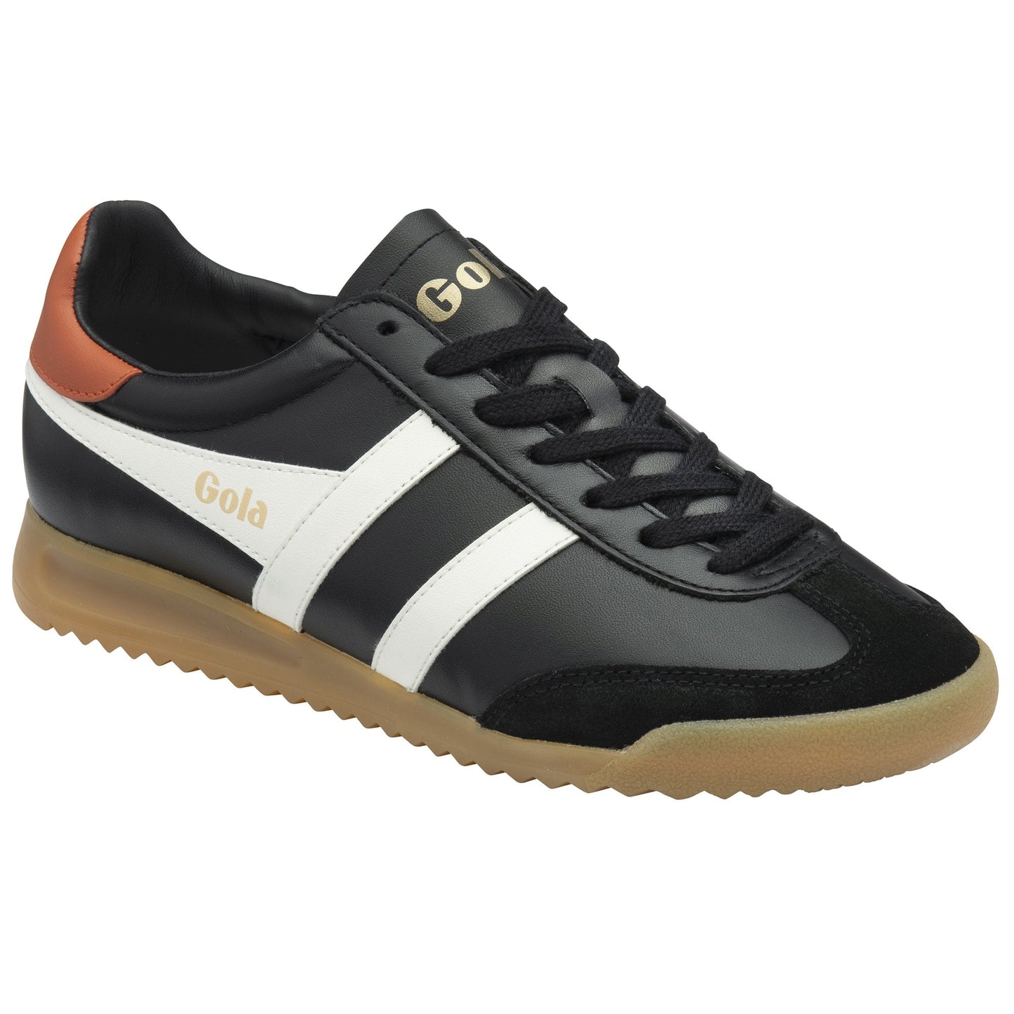 Torpedo leather BLACK/OFF WHITE/MOODY ORANGE CLB622|BOWMO