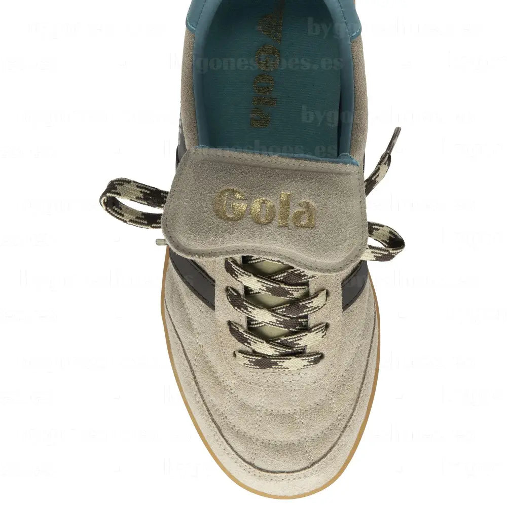 GOLA|SNAEKERS MUJER| Stadia suede BONE/MOCHA/OCEAN/GUM CLB787|BMOG SNEAKERS