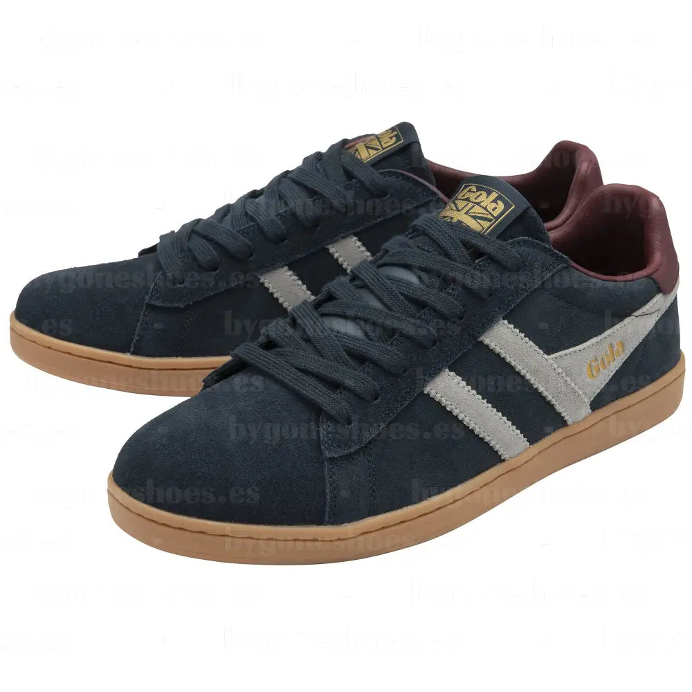 GOLA|SNAKER HOMBRE| Equipe suede ii NAVY/CEMENT/BURGUNDY CMB387|NCB SNEAKERS