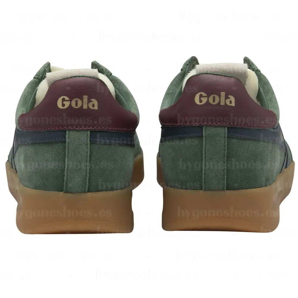 GOLA|SNEAKER HOMBRE|CYCLONE SUEDE-GREEN/NAVY/BURGUNDY/GUM CMB762|ENBG SNEAKERS