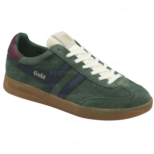 GOLA|SNEAKER HOMBRE|CYCLONE SUEDE-GREEN/NAVY/BURGUNDY/GUM CMB762|ENBG SNEAKERS