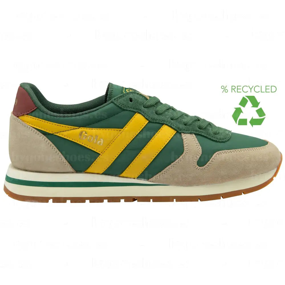 GOLA|SNEAKER HOMBRE|DAYTONA CHUTE- EVERGREEN/BONE/SUN CMB363|EBOS SNEAKERS