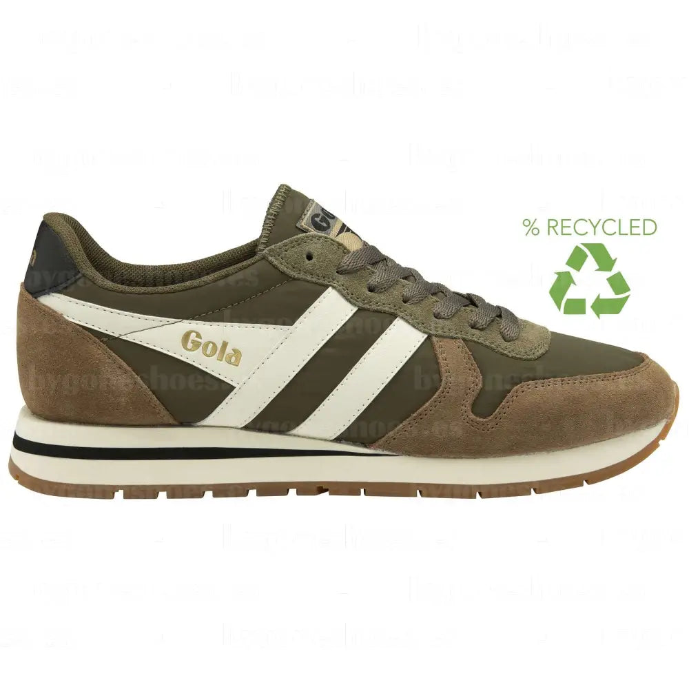 GOLA|SNEAKER HOMBRE|DAYTONA CHUTE-KHAKI/TOBACCO/O.W.-CMB363|KTOW SNEAKERS