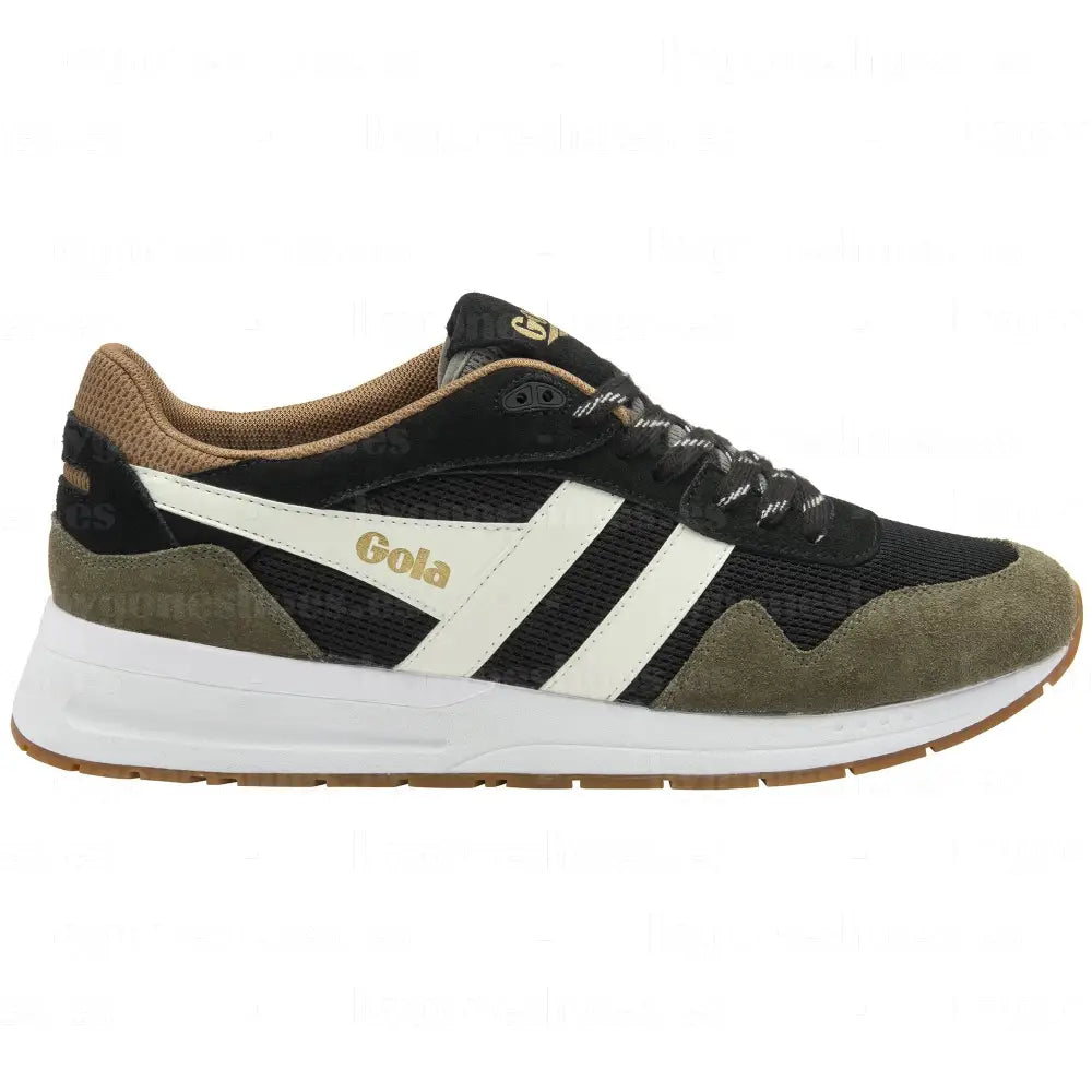 GOLA|SNEAKER HOMBRE| Delta BLACK/KHAKI/OFF WHITE CMB780|BKOW SNEAKERS