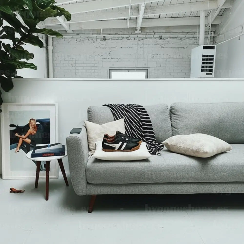 GOLA|SNEAKER HOMBRE|HARRIER- BLACK/WHITE/MOODY ORANGE CMB426|BWMO SNEAKERS