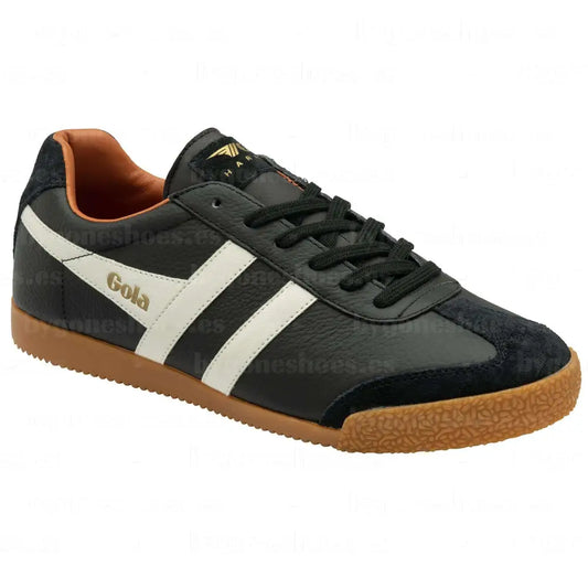 GOLA|SNEAKER HOMBRE|HARRIER- BLACK/WHITE/MOODY ORANGE CMB426|BWMO SNEAKERS