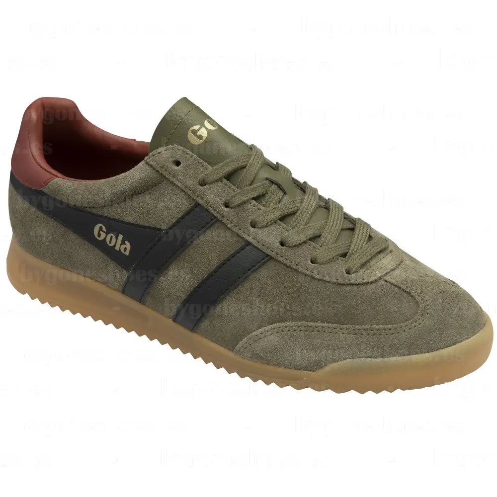 GOLA|SNEAKER HOMBRE| Torpedo suede KHAKI/BLACK/RUST CMB761|KBR SNEAKERS